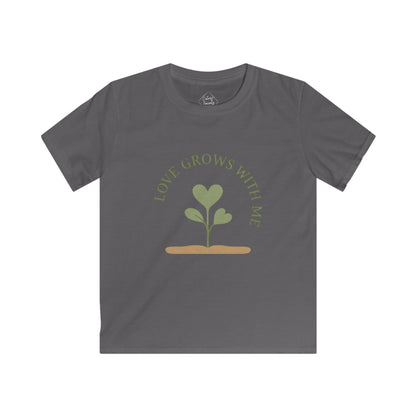 "Love Grows With Me" – Kids Soft Cotton T-Shirt
