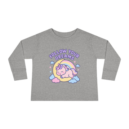 Follow Your Dreams Toddler Long Sleeve Tee