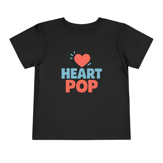 Heart Pop – Toddler Soft Cotton T-Shirt