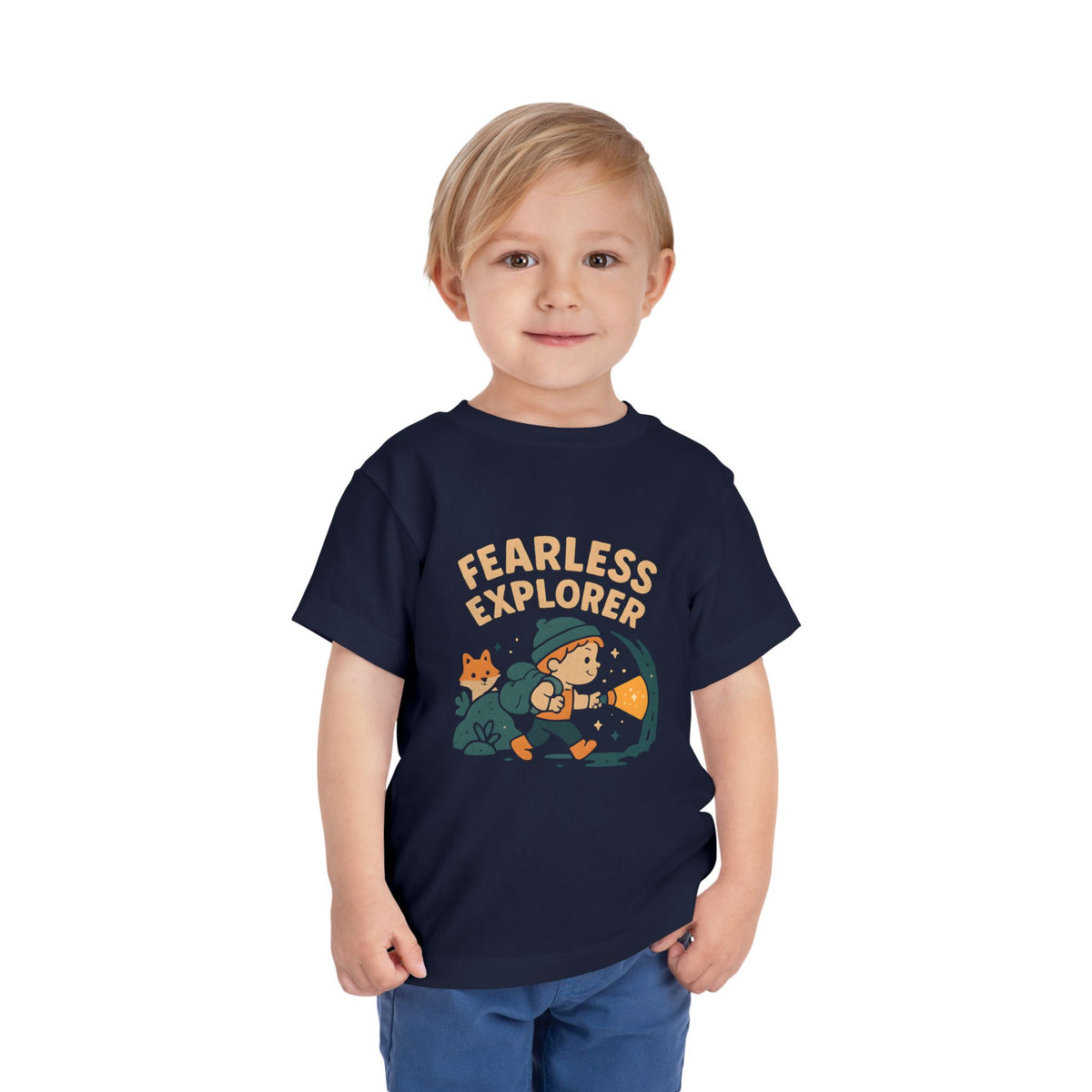 Fearless Explorer Fearless Explorer – Toddler Soft Cotton T-Shirt – Cutesy Society
