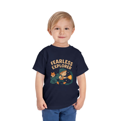 Fearless Explorer – Toddler Soft Cotton T-Shirt