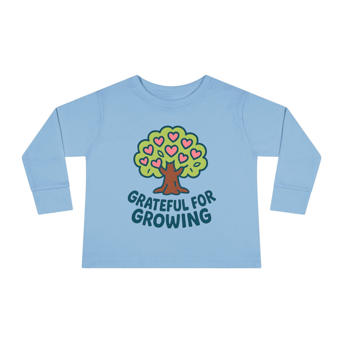 Grateful for Growing Toddler Long Sleeve Tee