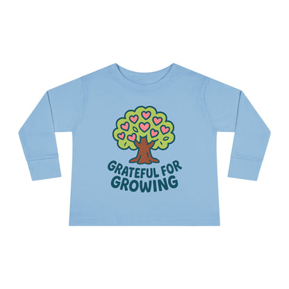 Grateful for Growing Toddler Long Sleeve Tee