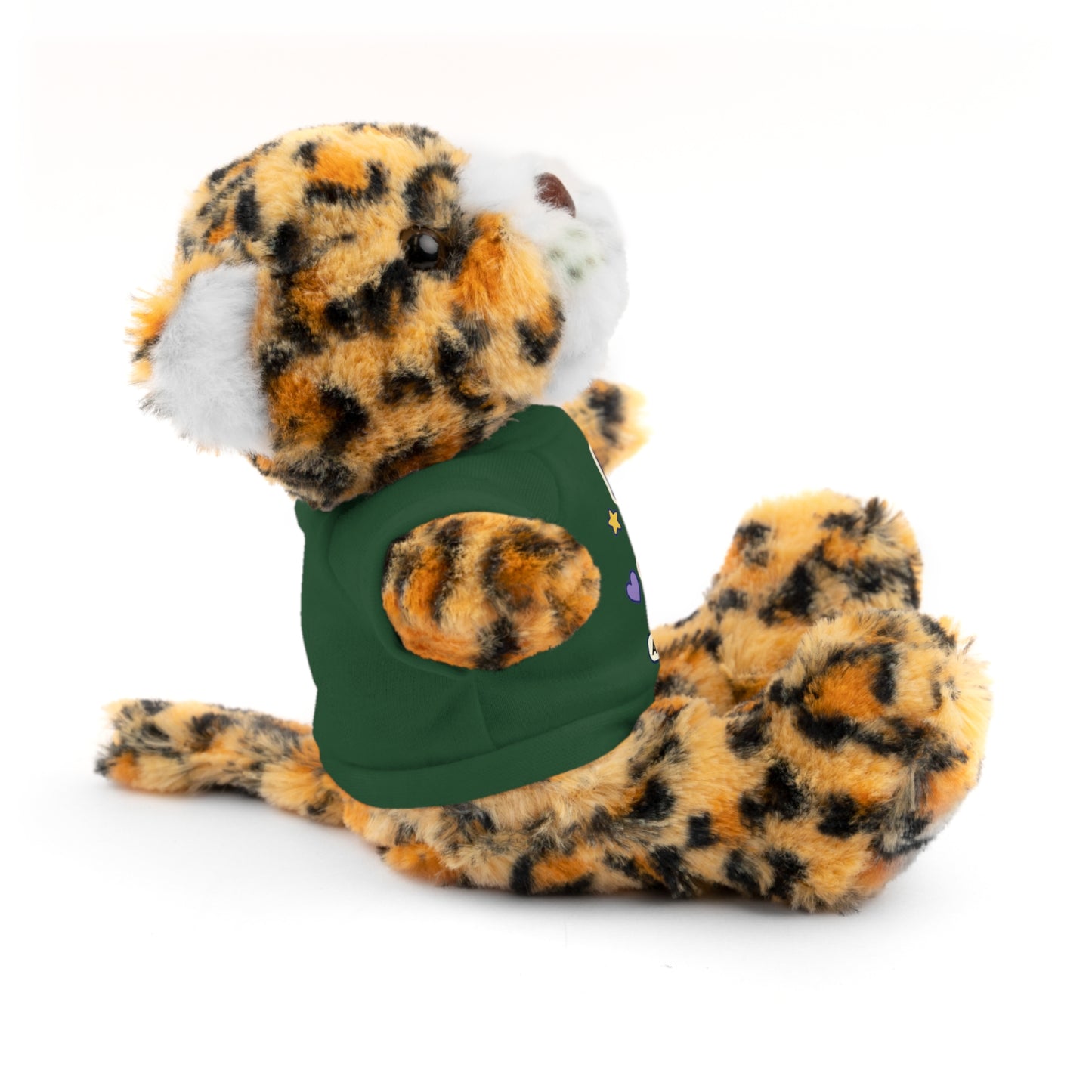 Here For You Plush Tiger — Personalized Tee Stuffed Animal