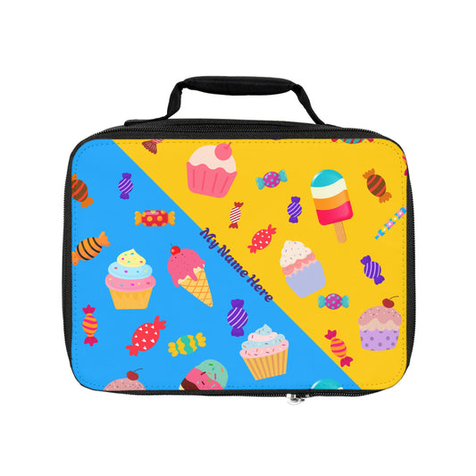 Bright & Sweet Kids Lunch Bag with Custom Name