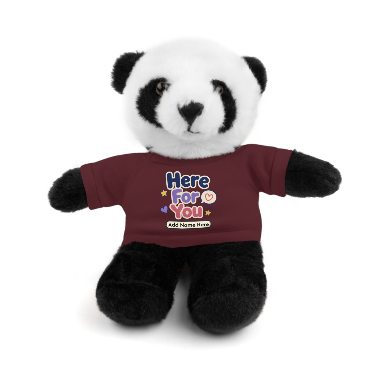 Here For You Plush Tiger — Personalized Tee Stuffed Animal