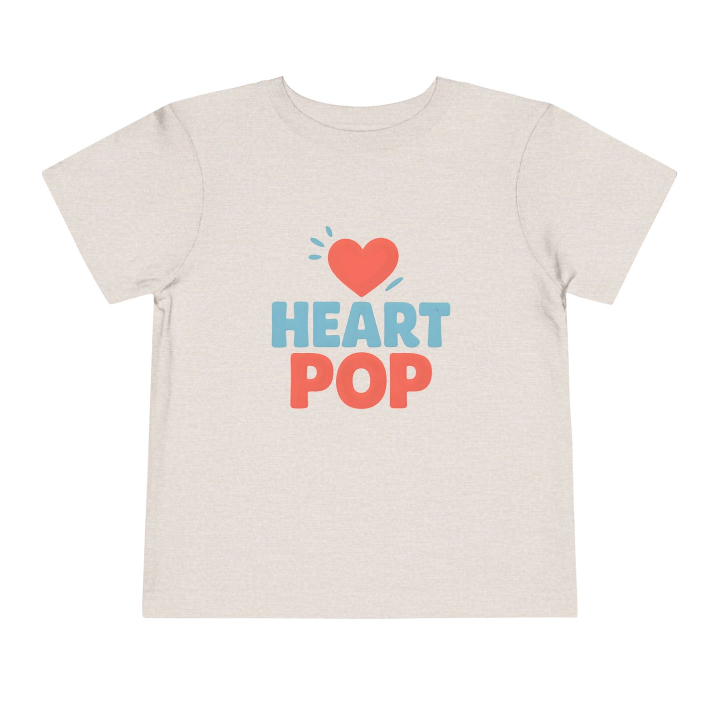 Heart Pop – Toddler Soft Cotton T-Shirt