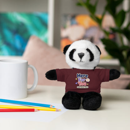 Here For You Plush Tiger — Personalized Tee Stuffed Animal