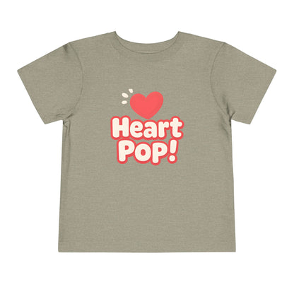Heart Pop! – Toddler Soft Cotton T-Shirt