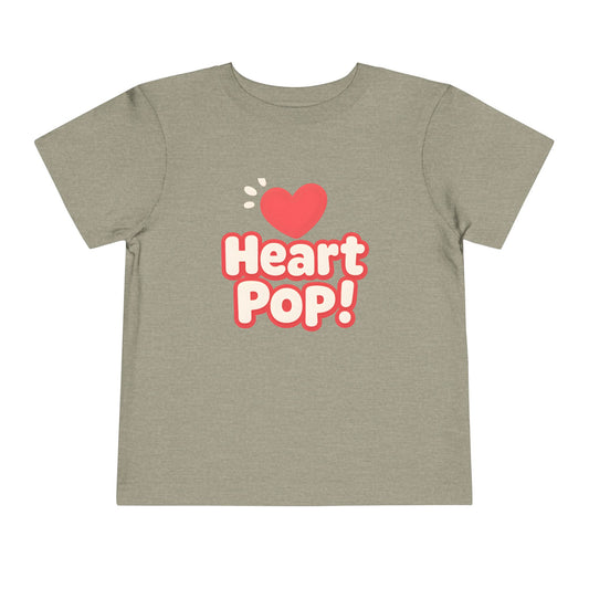 Heart Pop! – Toddler Soft Cotton T-Shirt