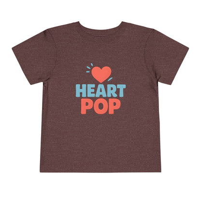 Heart Pop – Toddler Soft Cotton T-Shirt