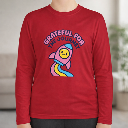 Grateful for the Journey - Kids Active Long Sleeve T-Shirt