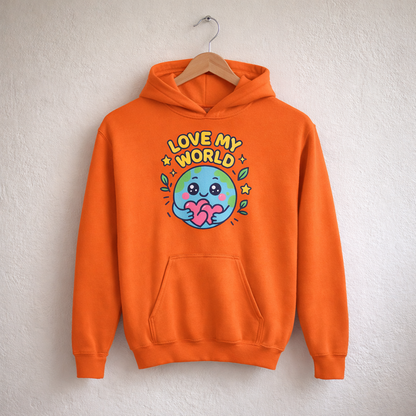 Love My World - Kids Classic Hoodie Sweatshirt