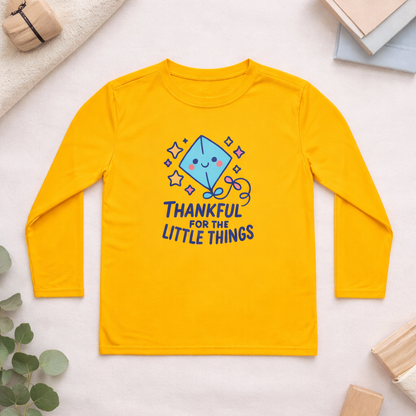 Thankful for the Little Things - Kids Active Long Sleeve T-Shirt
