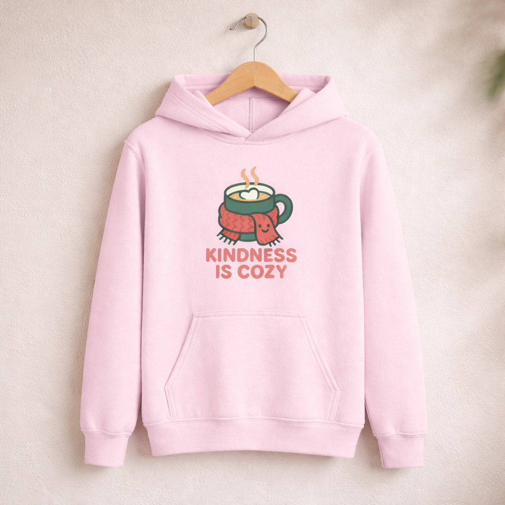 Kindness Is Cozy - Kids Classic Hoodie Sweatshirt