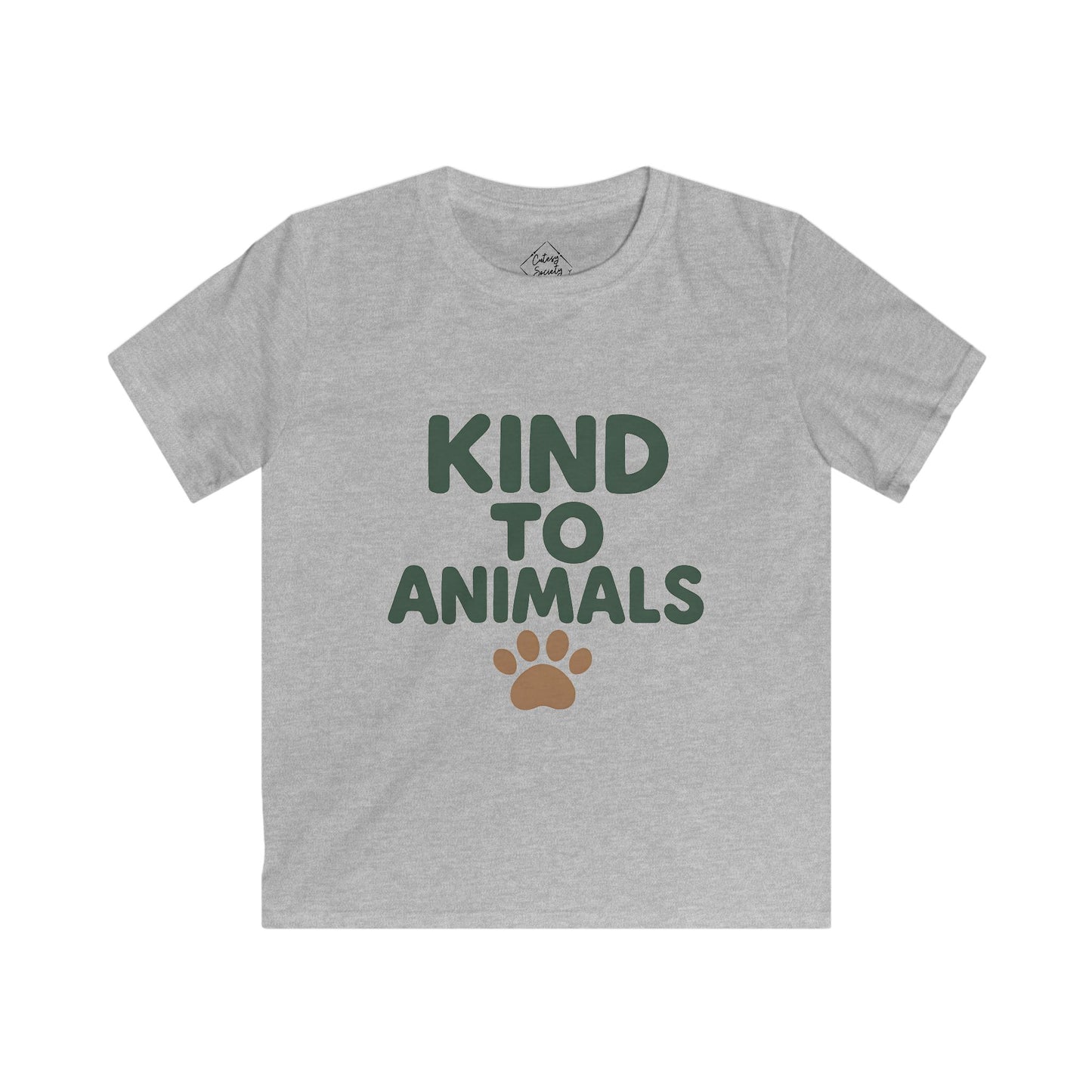 Kind to Animals – Kids Soft Cotton T-Shirt