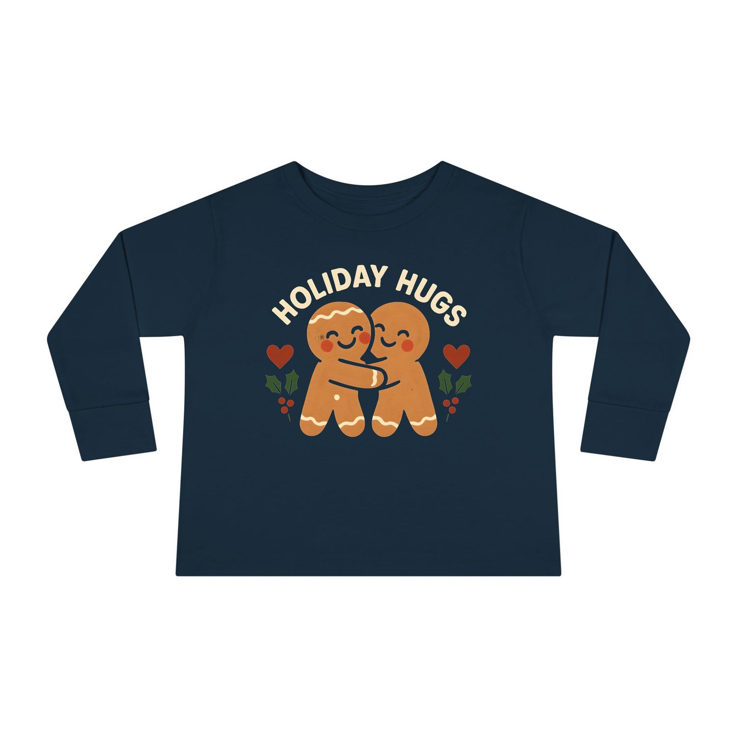Holiday Hugs Toddler Long Sleeve Tee