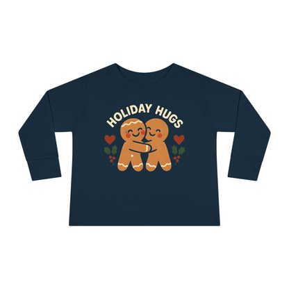 Holiday Hugs Toddler Long Sleeve Tee