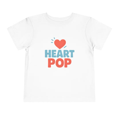 Heart Pop – Toddler Soft Cotton T-Shirt