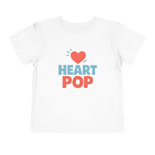 Heart Pop – Toddler Soft Cotton T-Shirt