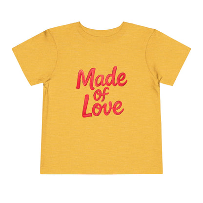 Made of Love – Toddler Soft Cotton T-Shirt