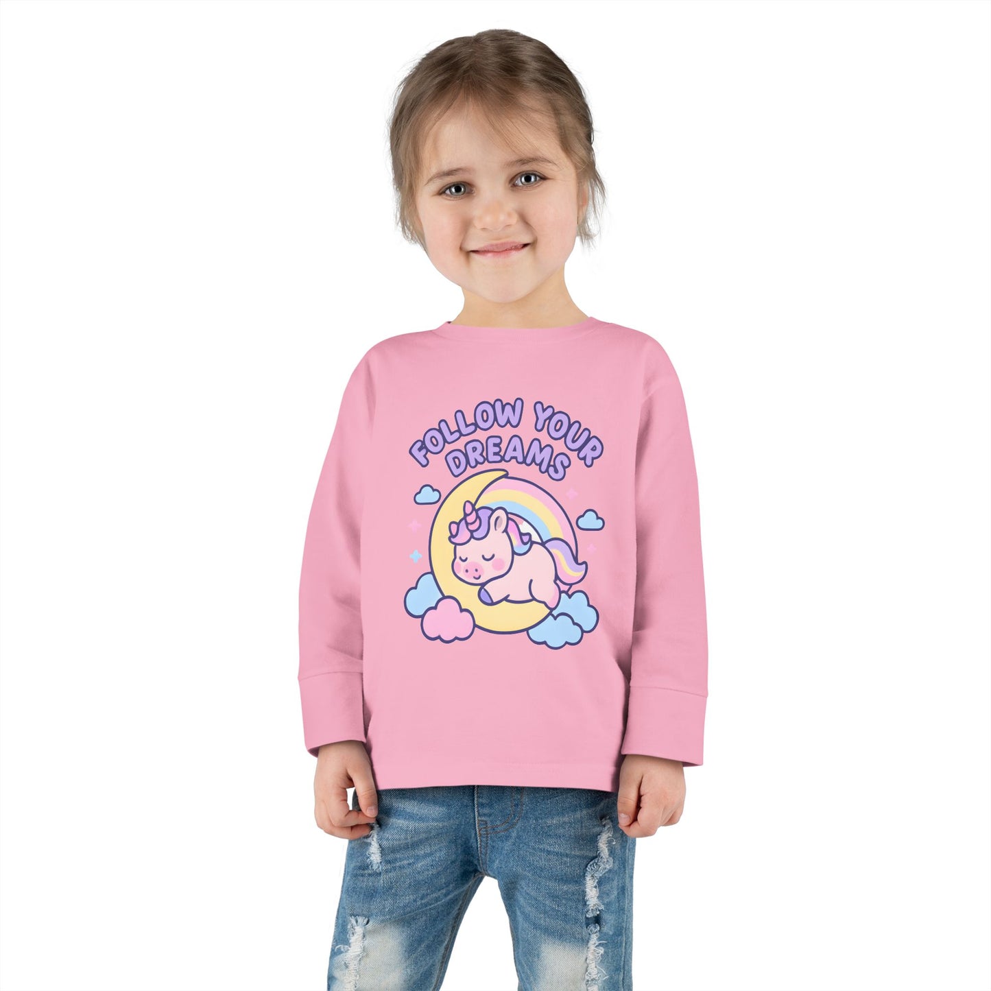 Follow Your Dreams Toddler Long Sleeve Tee