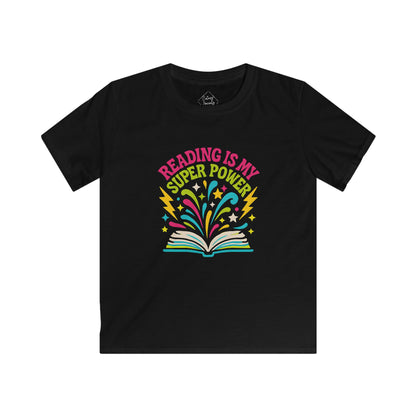 Reading Is My Super Power Kids Tee