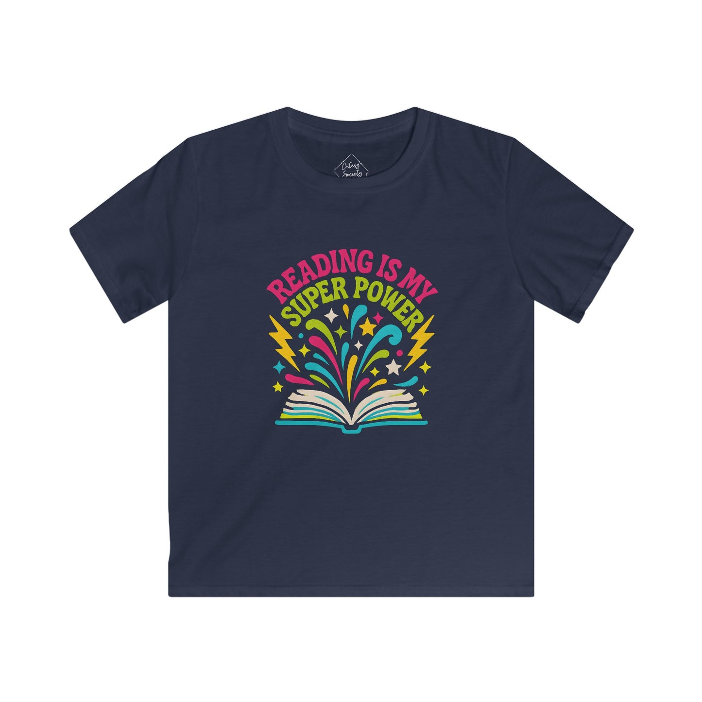 Reading Is My Super Power Kids Tee