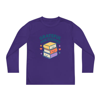 Grateful for Stories - Youth Long Sleeve Tee