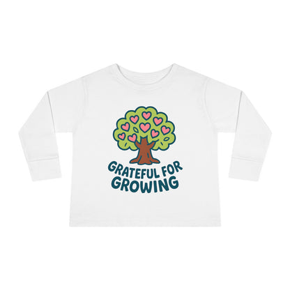 Grateful for Growing Toddler Long Sleeve Tee