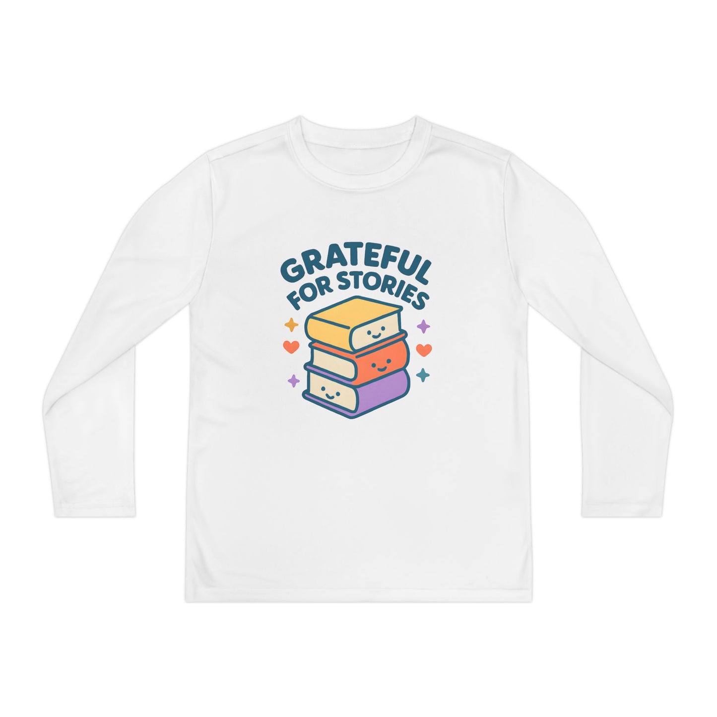Grateful for Stories - Youth Long Sleeve Tee