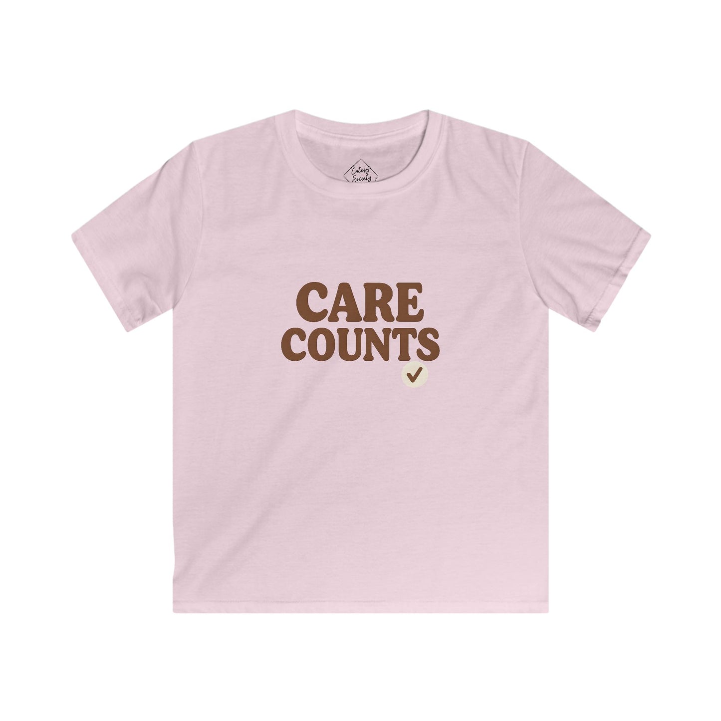 Care Counts – Kids Soft Cotton T-Shirt