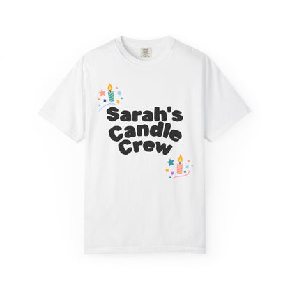 Candle Crew – Personalized Unisex Garment-Dyed T-Shirt
