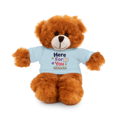 Here For You Plush Tiger — Personalized Tee Stuffed Animal