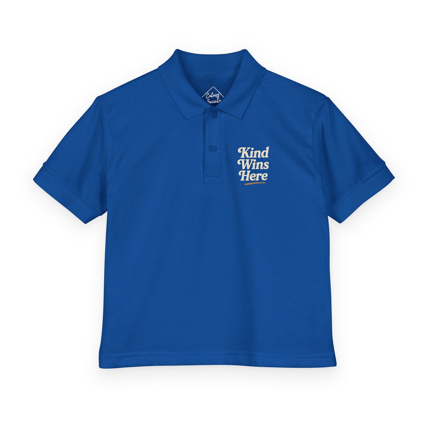 Kind Wins Here – Kids Classic Polo Shirt