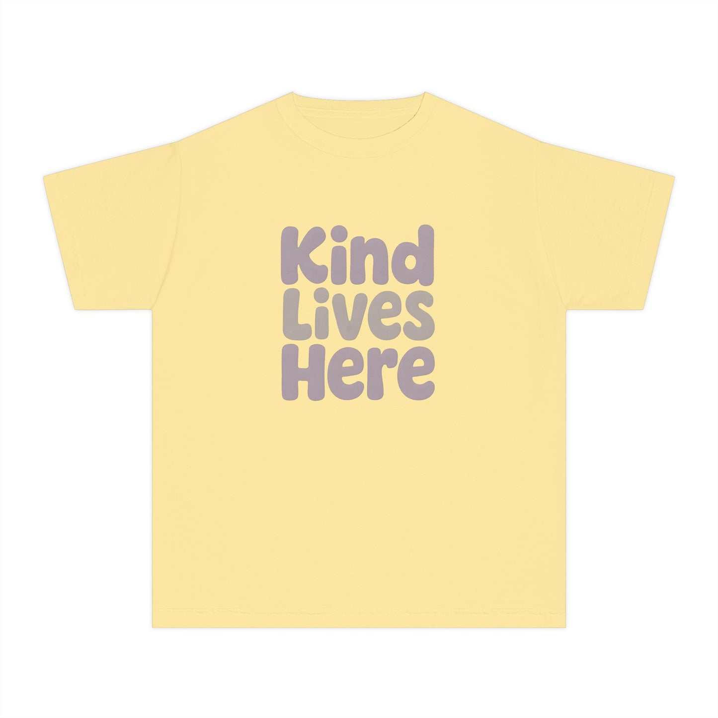 Kind Lives Here – Kids Relaxed Fit T-Shirt