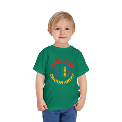 Certified Crayon Artist Toddler Tee