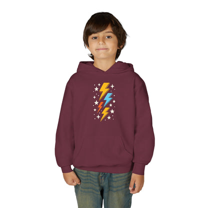Youth Retro Colorful Thunderbolt Hoodie