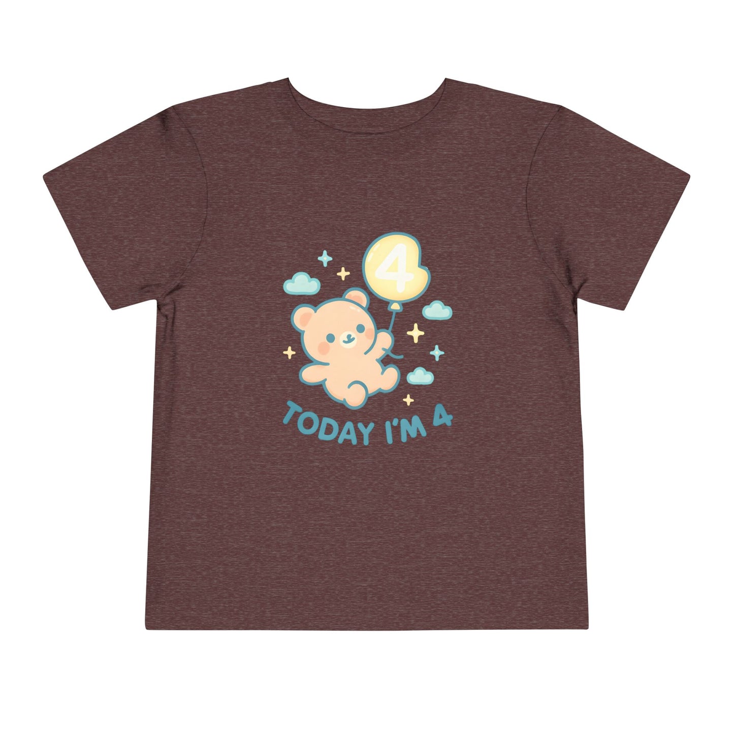 Today I'm 4 – Toddler Soft Cotton T-Shirt