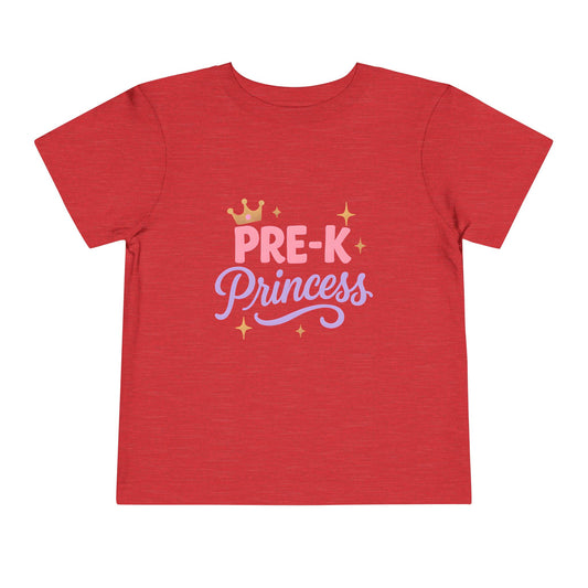 Pre-K Princess - Toddler Soft Cotton T-Shirt