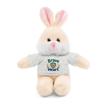Brave Heart – Plush Stuffed Animal with Tee