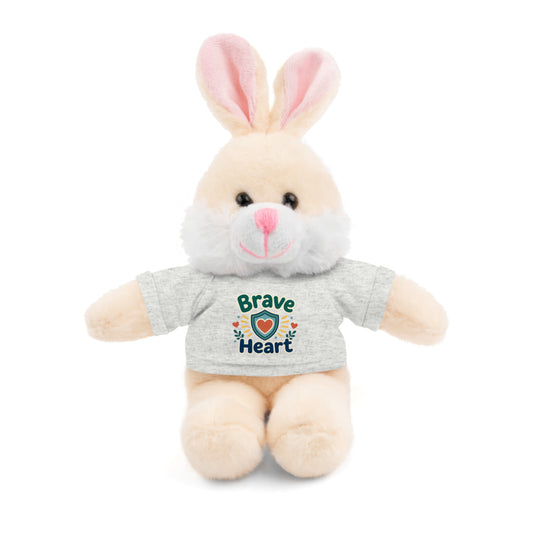 Brave Heart – Plush Stuffed Animal with Tee