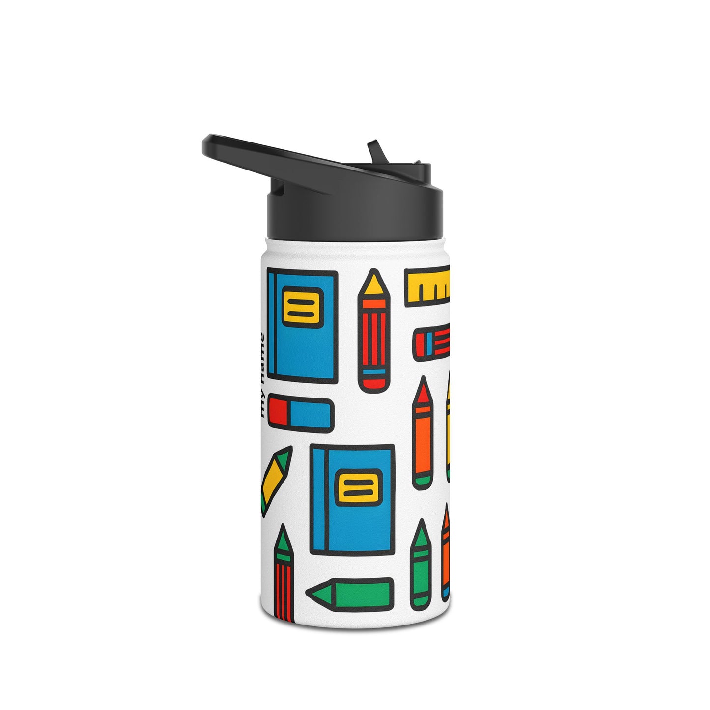 Colorful School Supplies Stainless Steel Water Bottle