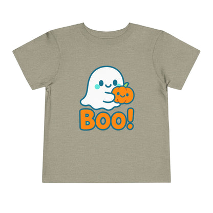 Ghost & Pumpkin Toddler Halloween Tee