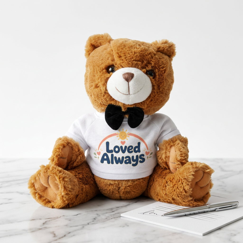 Loved Always – Teddy Bear with T-Shirt