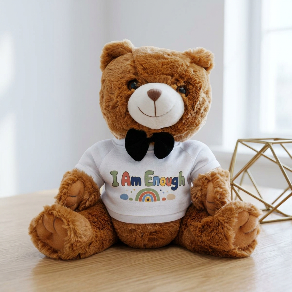 I Am Enough – Teddy Bear with T-Shirt