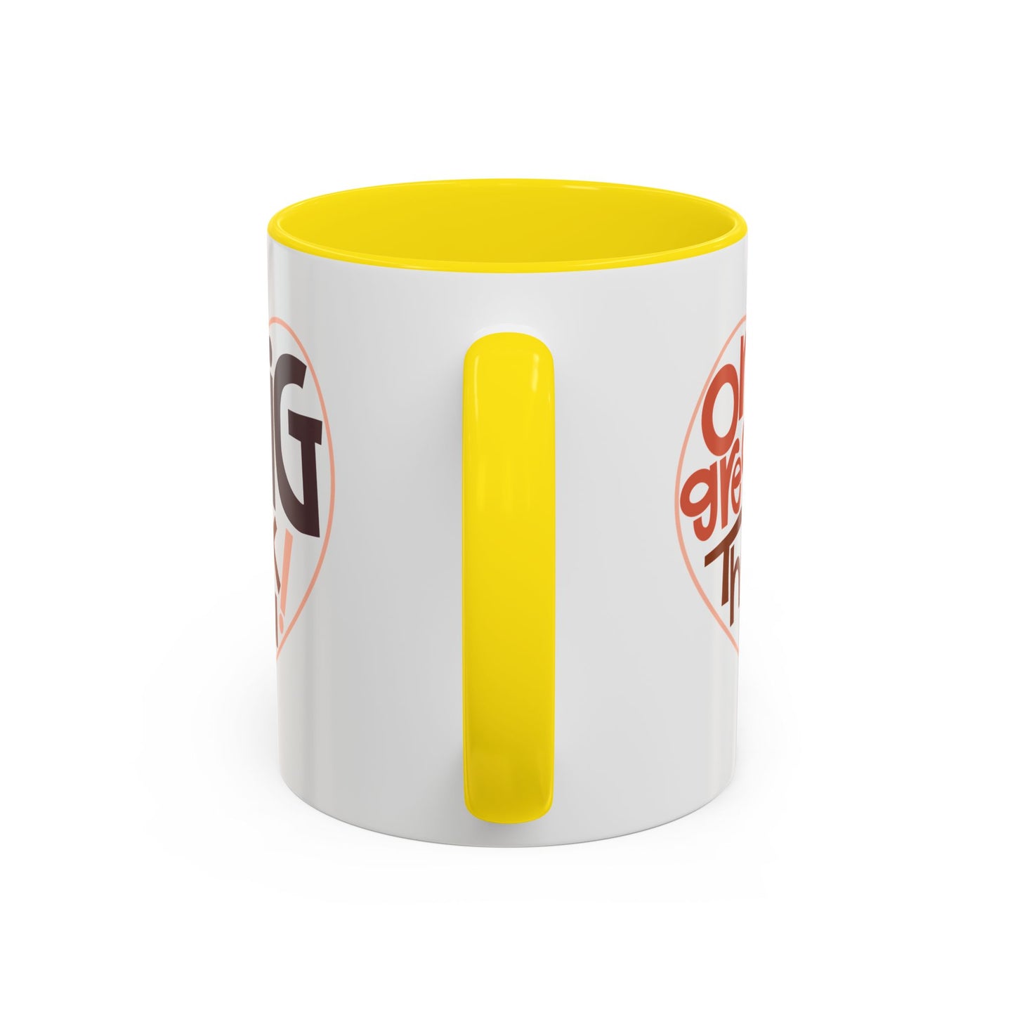 Thank You Accent Coffee Mug – One Great Big Thank You Design (11oz, 15oz)