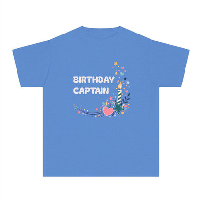 Birthday Captain – Kids Relaxed Fit T-Shirt