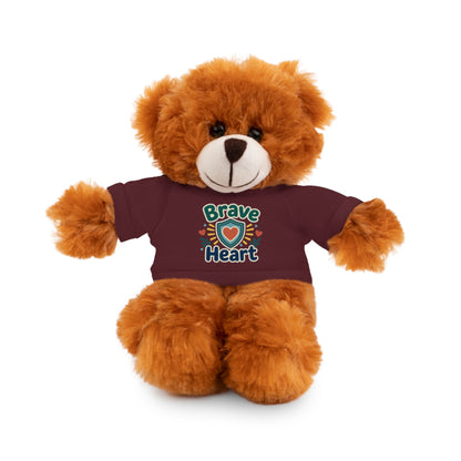 Brave Heart – Plush Stuffed Animal with Tee