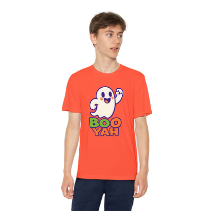 Youth Ghost Tee with Boo Yah Design
